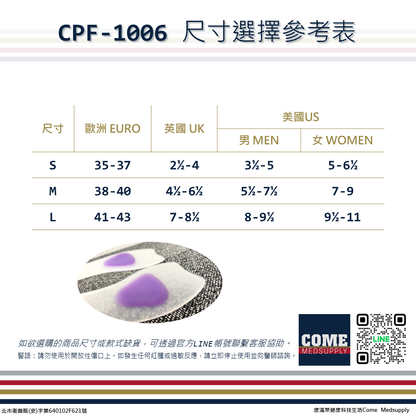 【EuniceMed】高跟鞋用矽膠鞋墊(CPF-1006)(久站支撐 吸震加強減壓 輕巧超薄 矽膠鞋墊)
